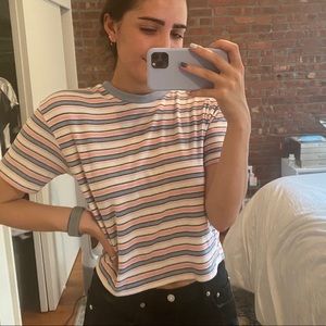 Striped Topshop T Shirt